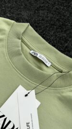 تیشرت زارا بیسیک کاهویی - Image 2